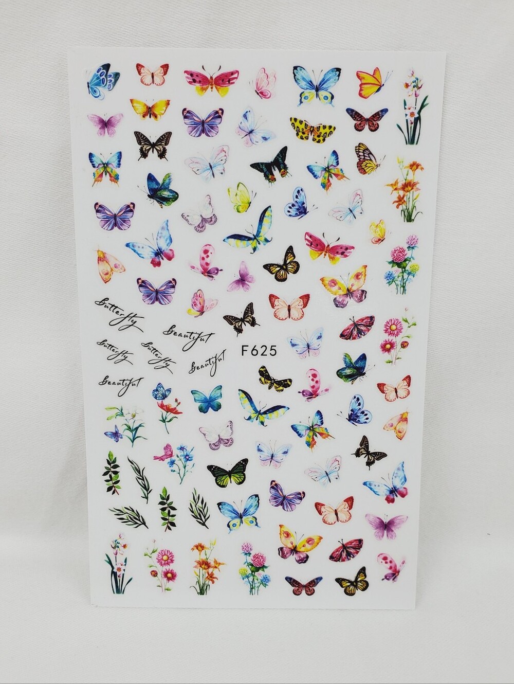 4 FOR $15  💕 Trendy Butterfly Nail Art Transfer Stickers Decals
